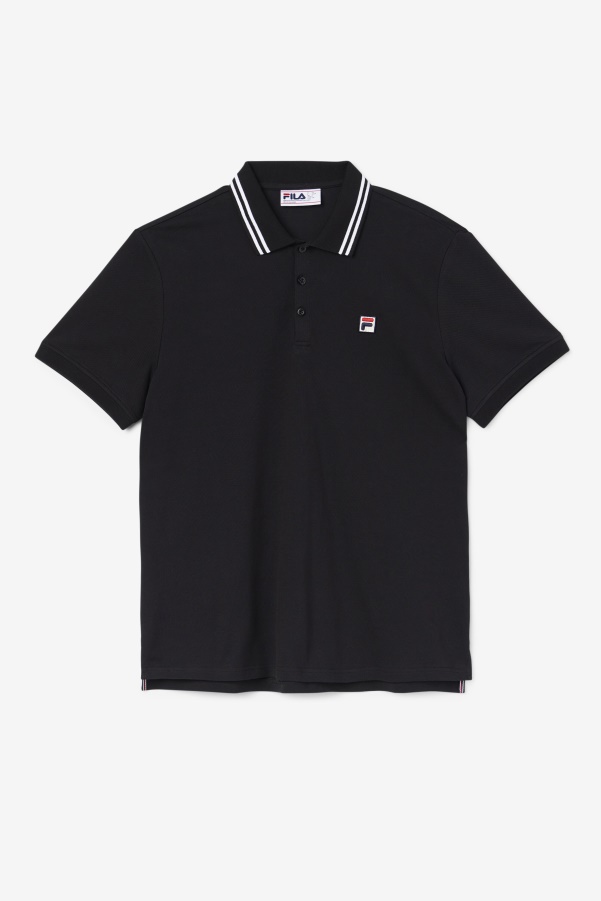 Black Jelen Polo Fila