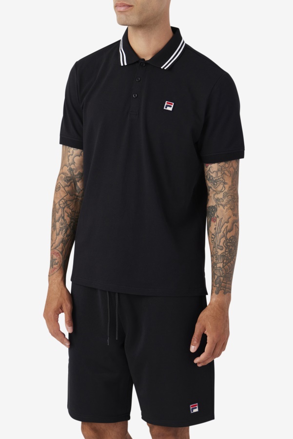 Black Jelen Polo Fila