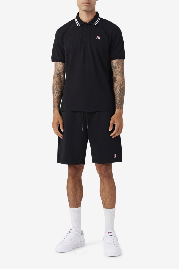 Black Jelen Polo Fila