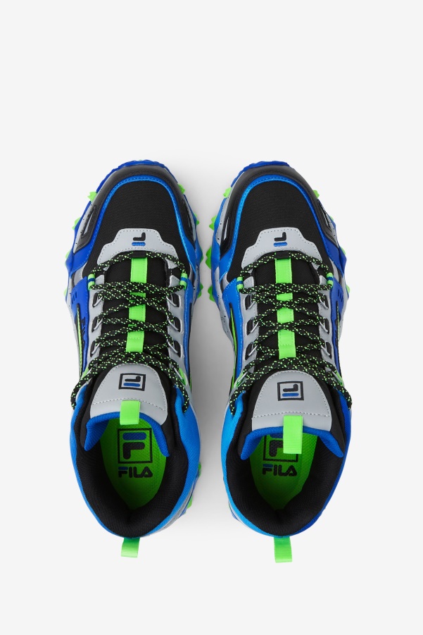 Fila Men's Oakmont Tr Mid Black/High Rise/Blue