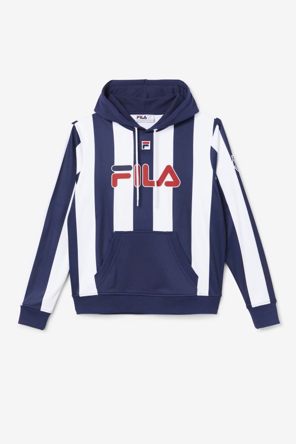 Navy/White Kimilah Hoodie Fila