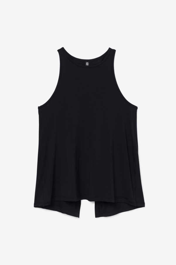 Fi-Lux Black Open Back Tank Top Fila