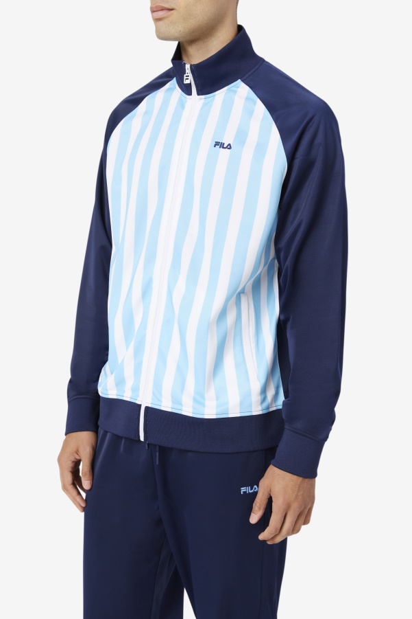 Navy/White/Baltic Sea Argentina Track Jacket Fila