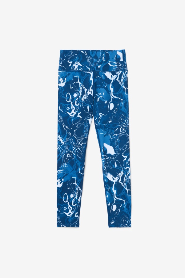 Fila Forza Sleek 7/8 Leggings Navy Marble