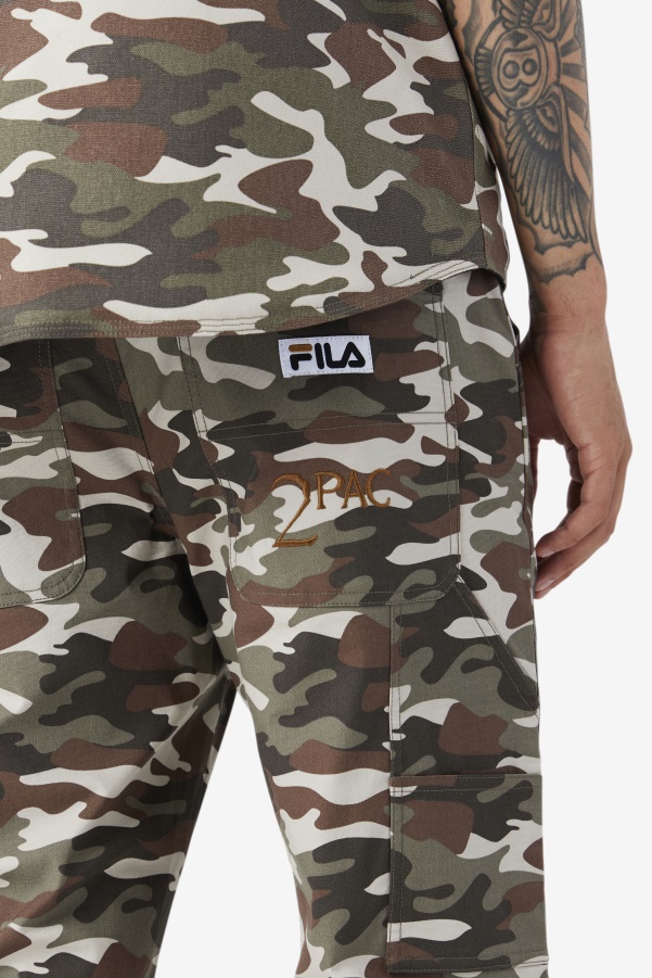 2Pac Cargo Pant Fila Camo Print