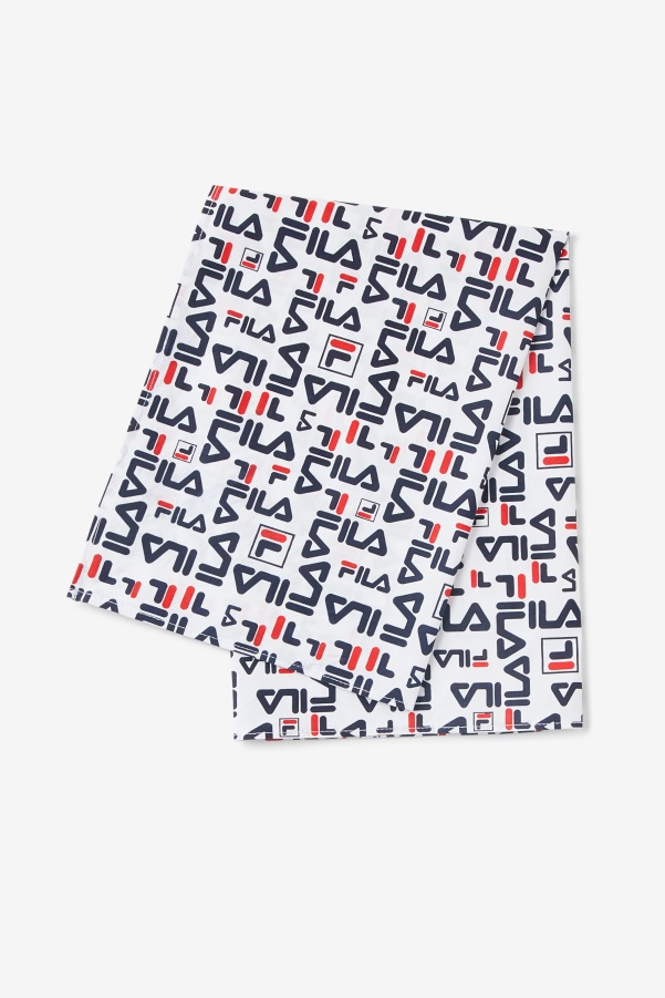 Repeating Logo Bandana Fila White Multi