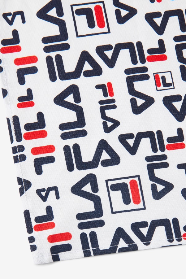 Repeating Logo Bandana Fila White Multi
