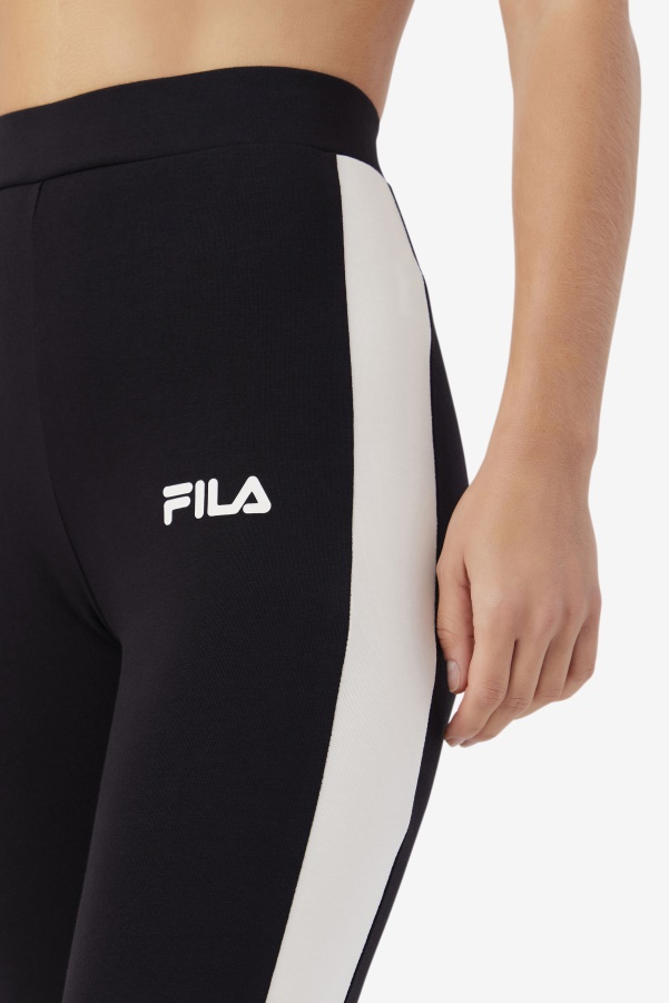 Fila Mercy Legging Black/Gardenia/Red