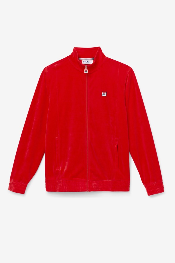 O-Fit Velour Jacket Fila Red