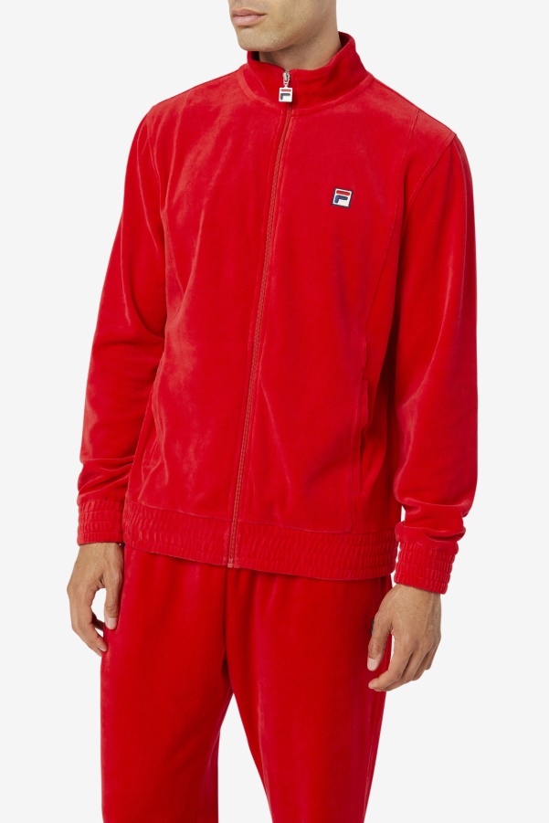 O-Fit Velour Jacket Fila Red