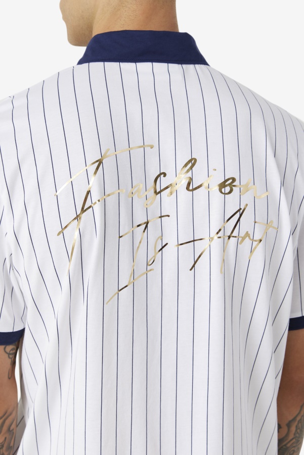 Fila White/Peacoat/Red FILA x The Museum BB1 Polo