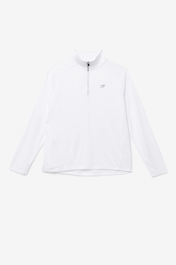 White Pickleball 1/4 Zip Fila