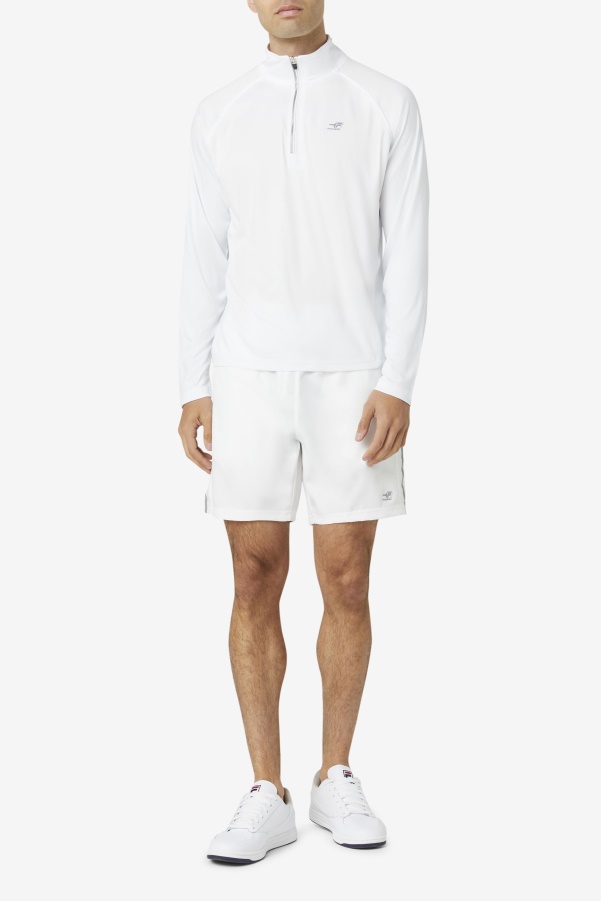 White Pickleball 1/4 Zip Fila