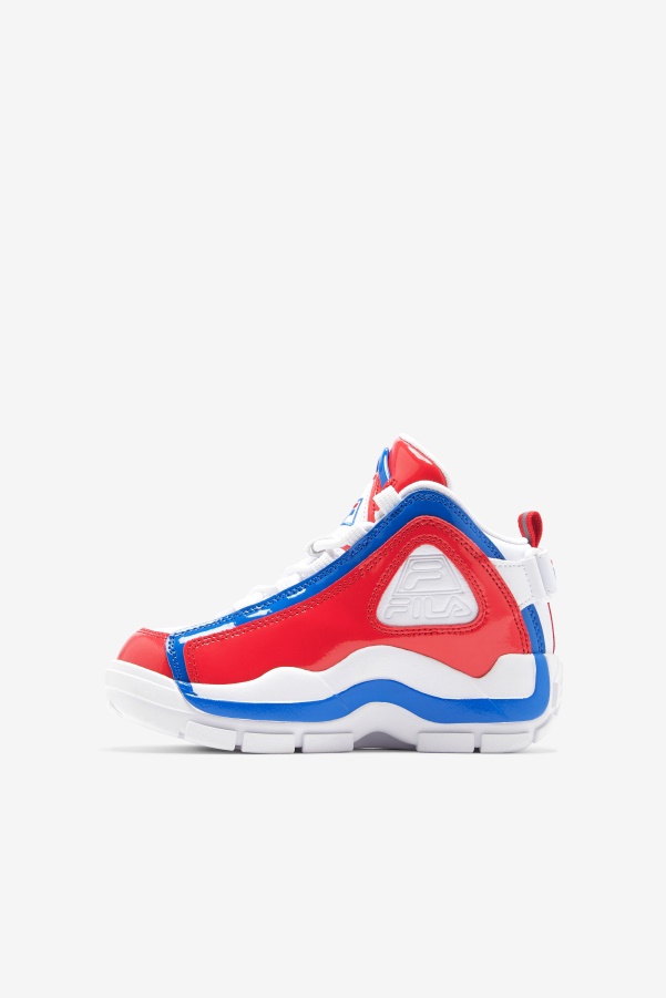 Fila White/Red/Blue Big Kids' Grant Hill 2