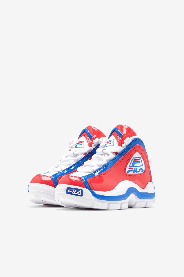 Fila White/Red/Blue Big Kids' Grant Hill 2