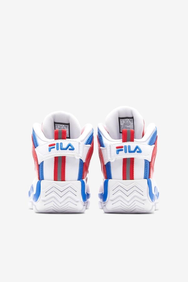Fila White/Red/Blue Big Kids' Grant Hill 2
