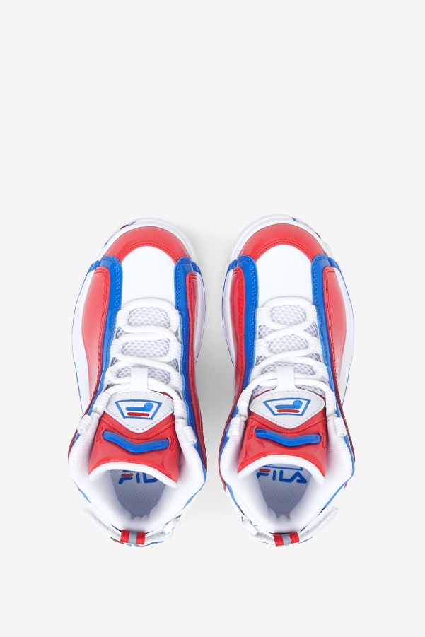 Fila White/Red/Blue Big Kids' Grant Hill 2