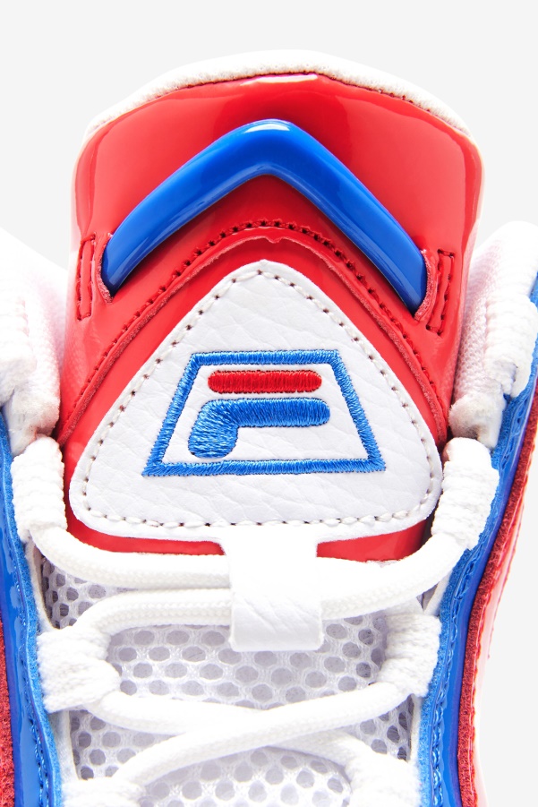 Fila White/Red/Blue Big Kids' Grant Hill 2