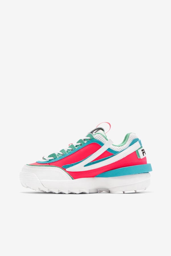 Women's Disruptor 2 Exp Fila White/Diva Pink/Blue