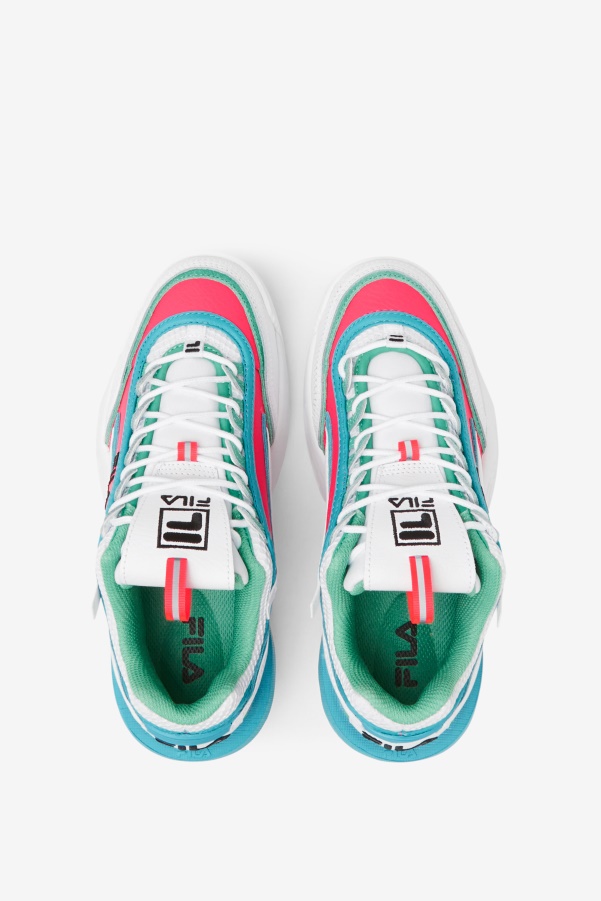 Women's Disruptor 2 Exp Fila White/Diva Pink/Blue