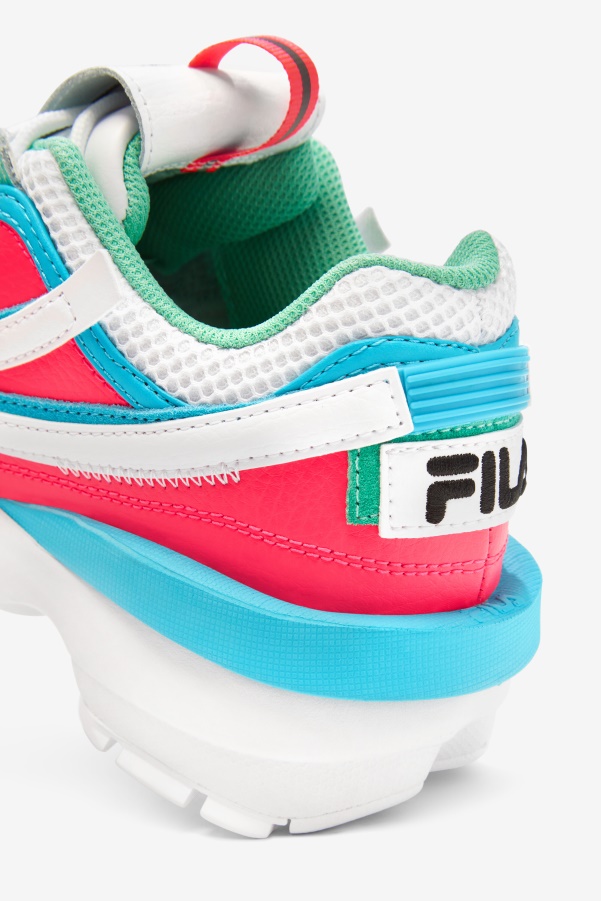 Women's Disruptor 2 Exp Fila White/Diva Pink/Blue