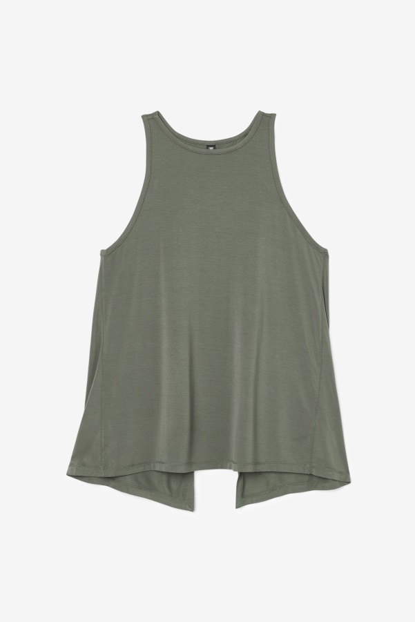 Fi-Lux Open Back Tank Top Thyme Fila