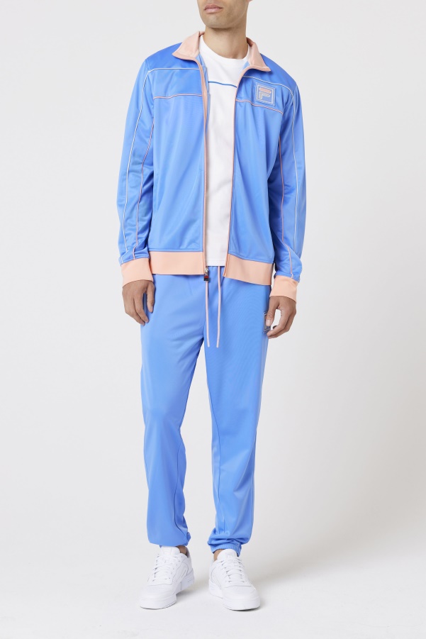 Blue/Coral Cloud/Stone Fila Wayan Track Jacket