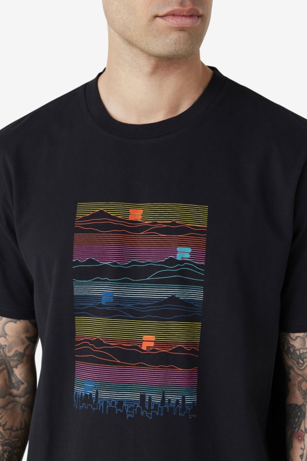 Black Nadee Tee Fila