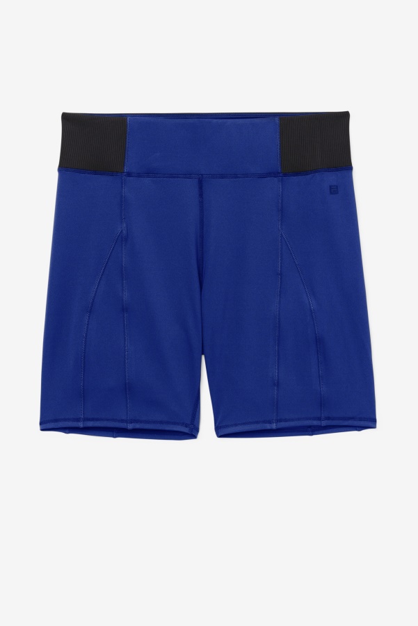 Navy Peony/Black Forza 8" Texture Bike Short Fila