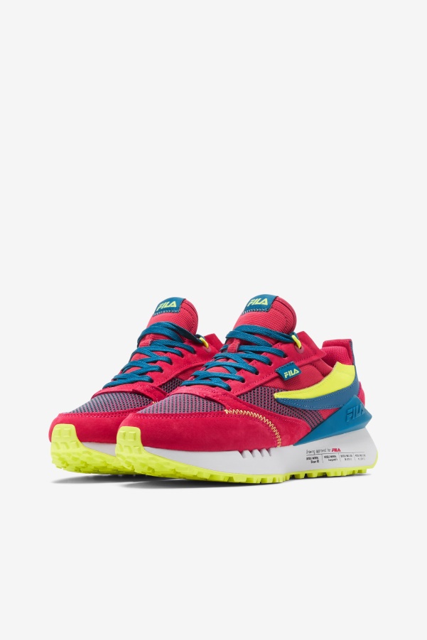 Fila Diva Pink/Mykonos Blue/Yellow Women's Renno N-Generation