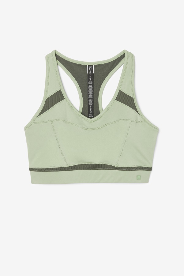 Uplift Racerback Sports Bra Basil/Thyme Fila