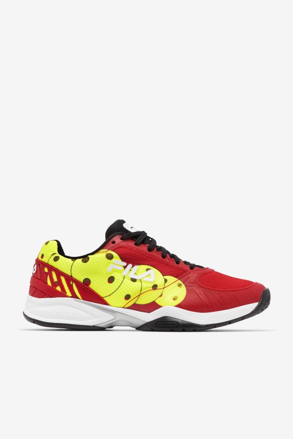 Red/Black/Yellow Men's Volley Zone Fila