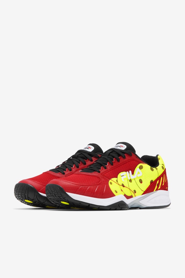 Red/Black/Yellow Men's Volley Zone Fila