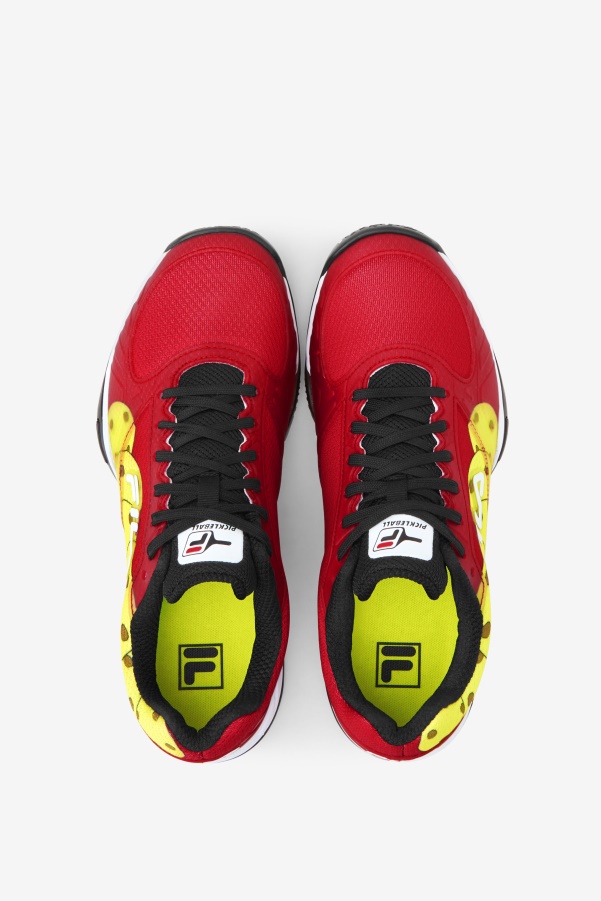 Red/Black/Yellow Men's Volley Zone Fila