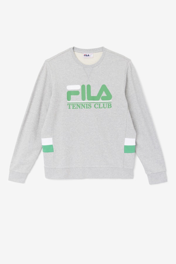 Ameh Sweatshirt Light Grey/Jelly Bean/White Fila