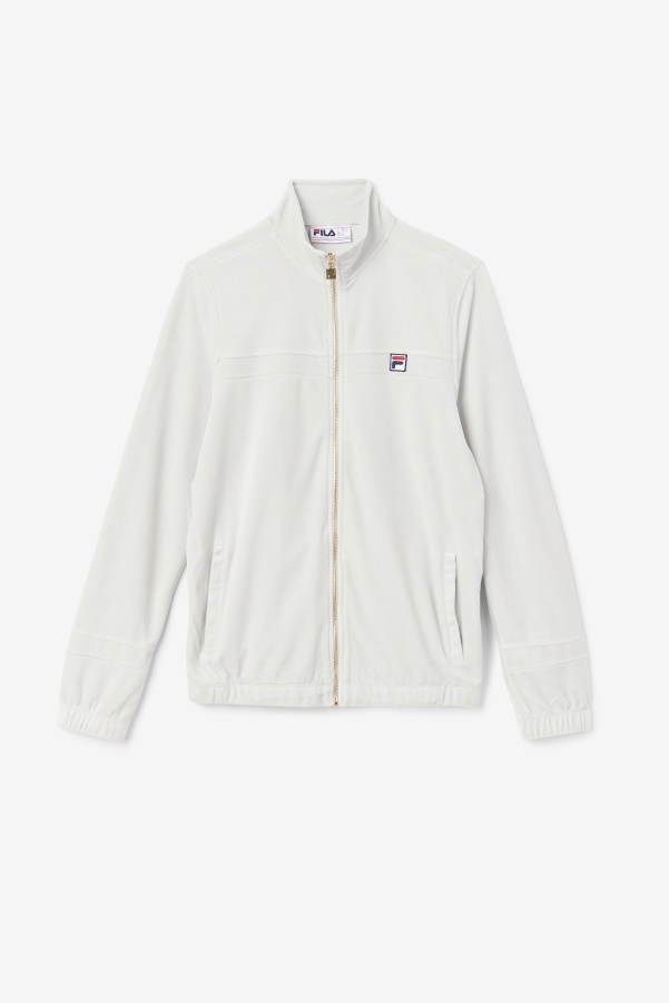 Fila Ravid Velour Jacket Dawn Blue