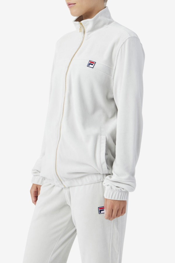 Fila Ravid Velour Jacket Dawn Blue