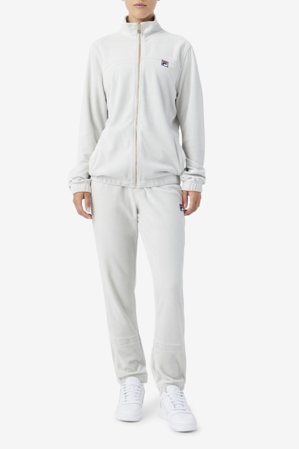 Fila Ravid Velour Jacket Dawn Blue