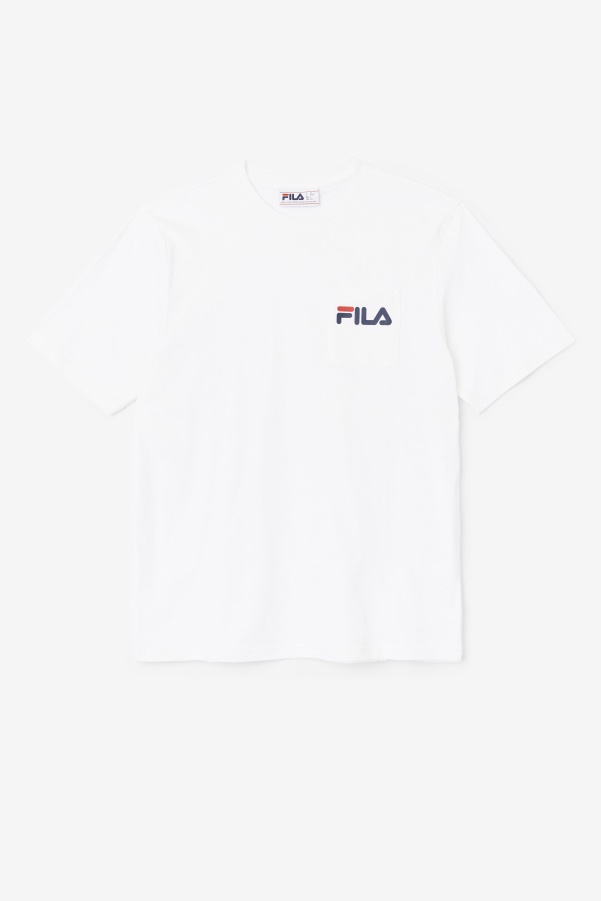 White Curtis Pocket Tee Fila