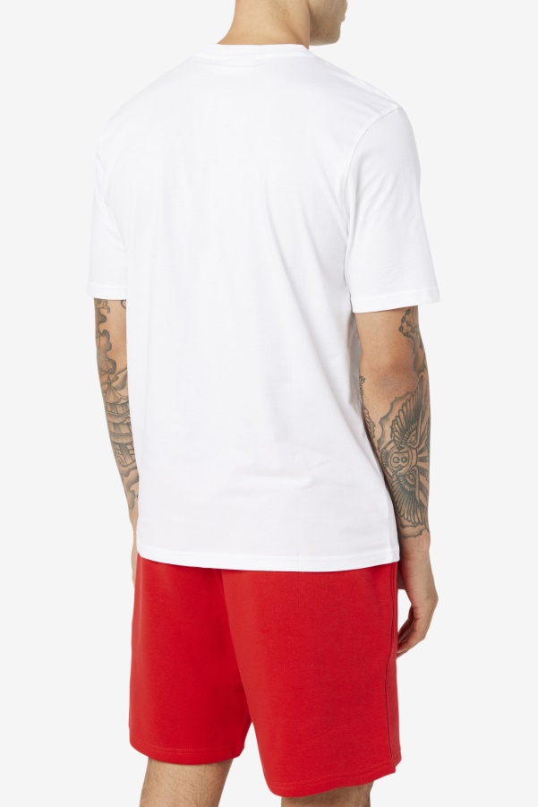 White Curtis Pocket Tee Fila