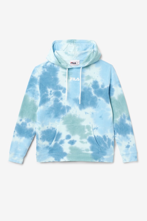 White/Splish/All/Latigo Bay Aerolynn Tie Dye Hoodie Fila