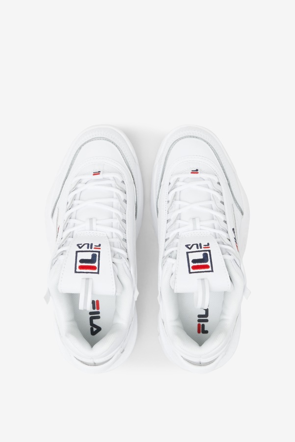 Fila Little Kids' Disruptor 2 EXP White/Navy/Red