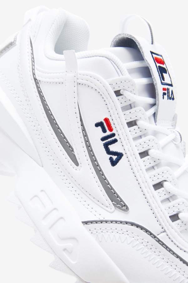 Fila Little Kids' Disruptor 2 EXP White/Navy/Red