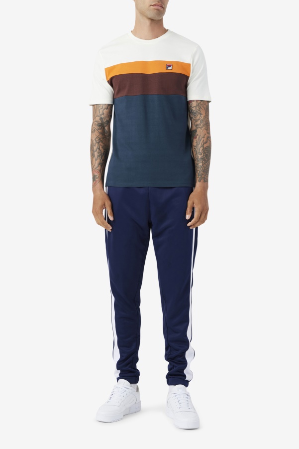 Fila Leary Crew Teal/Brown Stone/Orange