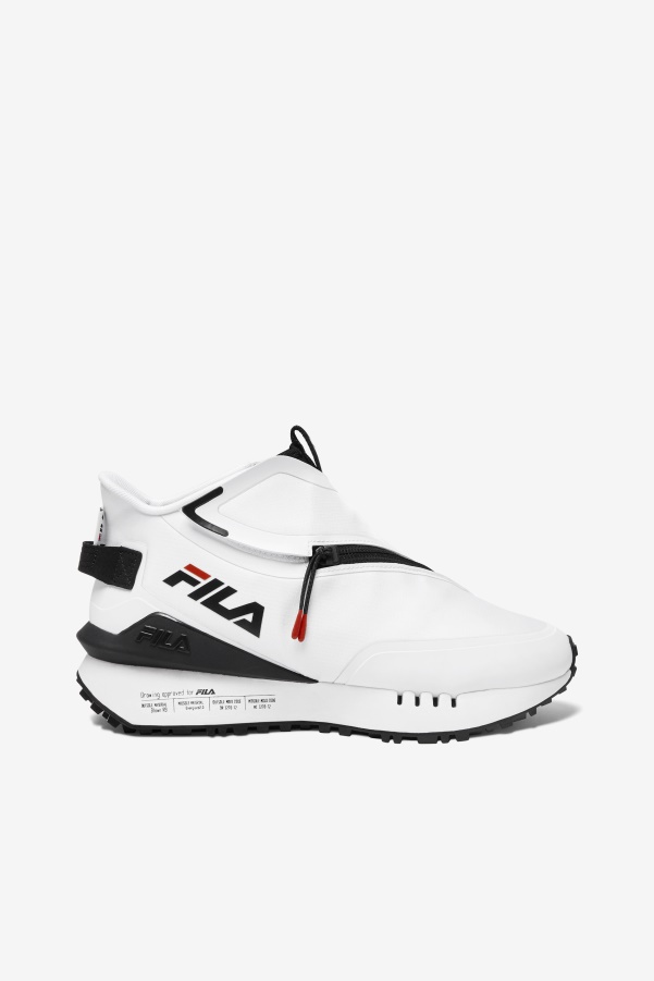 Women's Space Runner White/Black/Red Fila