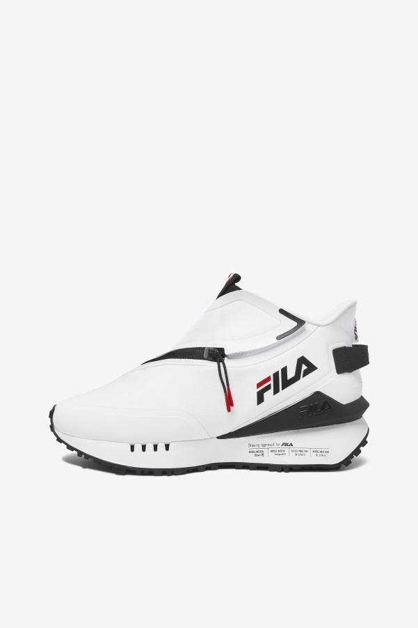Women's Space Runner White/Black/Red Fila