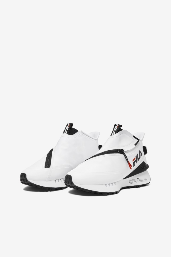 Women's Space Runner White/Black/Red Fila