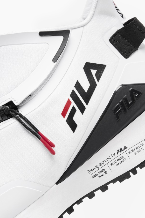 Women's Space Runner White/Black/Red Fila