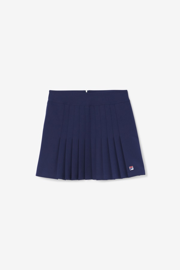 Fila Amy Pleated Skirt Navy