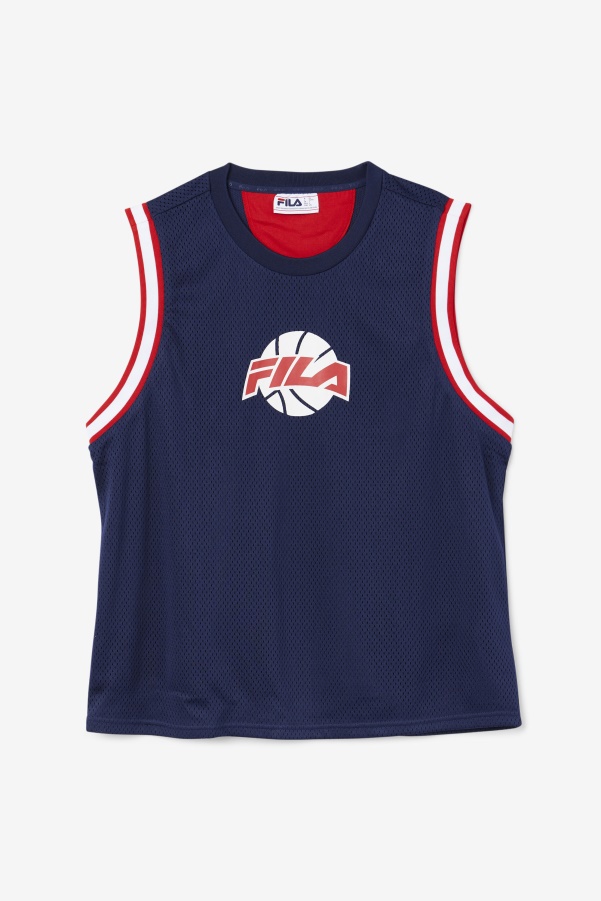 Ovi Basketball Jersey Fila Navy/Red/White